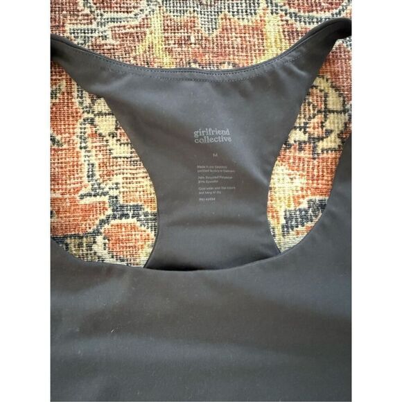 Girlfriend Collective Paloma Sports Top (Medium) and 7/8 High Waist Leggings (Sm - Picture 4 of 9